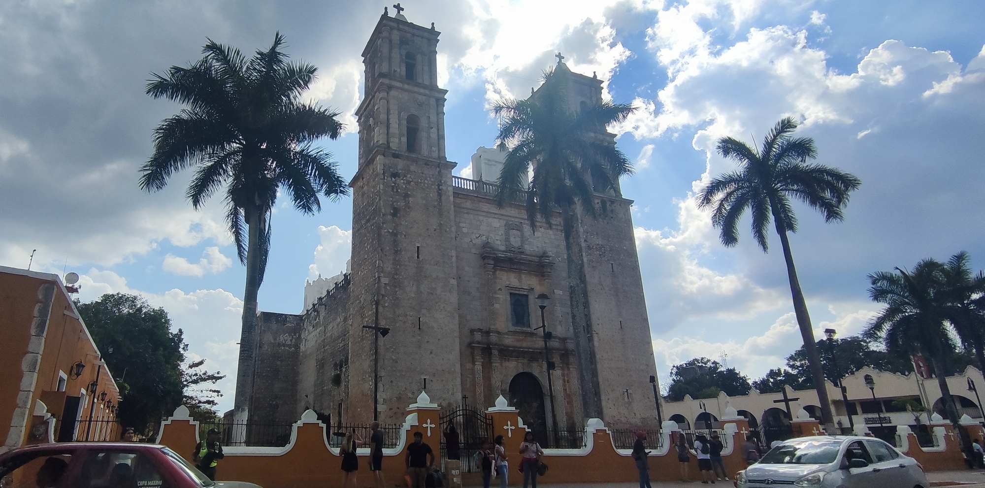Colonial streets of Valladolid Yucatan visited on the private minibus tour from Cancun
